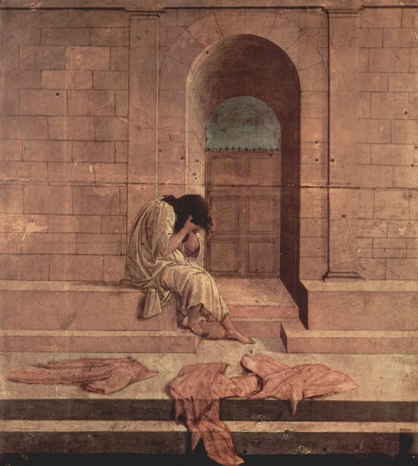 The outcast by Sandro Botticelli